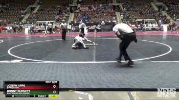 6A 175 lbs Quarterfinal - Donny Burnett, Northridge High School vs Joseph Apps, Spanish Fort