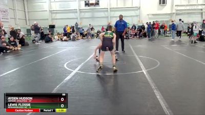 88 lbs Semis & 1st Wrestleback (8 Team) - Ayden Hudson, Armory Athletics vs Lewis Flossie, Neighborhood WC