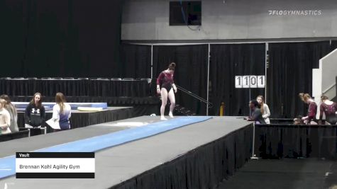 Brennan Kohl Agility Gym - Vault - 2022 Elevate the Stage Huntsville presented by SportsMED & Crestwood