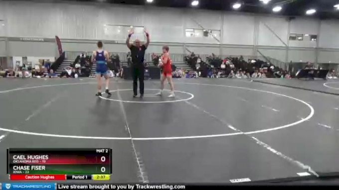 138 lbs Placement Matches (8 Team) - Cael Hughes, Oklahoma Red vs Chase ...