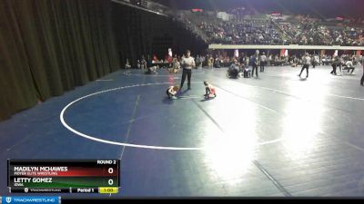 45 lbs Round 2 - Letty Gomez, Iowa vs Madilyn McHawes, Moyer Elite Wrestling