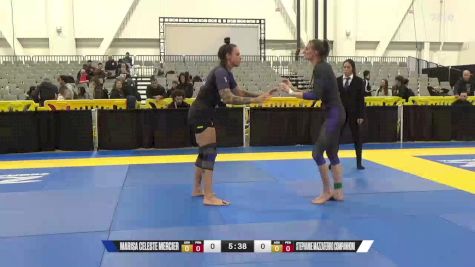 Stephanie Mazzaferro Companhoni vs Marisa Celeste Mercier 2024 World IBJJF Jiu-Jitsu No-Gi Championship