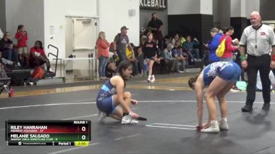 130 lbs Round 1 (16 Team) - Riley Hanrahan, Midwest Assassins vs Melanie Salgado, Ankeny Girls Wrestling Club