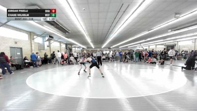 118 lbs Final - Jordan Piselli, Cogan Station vs Chase Wilhelm, West Pittston