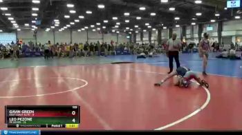105 lbs Round 5 (6 Team) - Leo Pezone, PA Silver vs Gavin Green, East Coast Elite