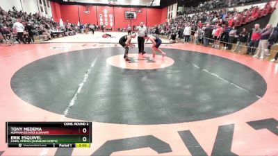 165 lbs Cons. Round 2 - Tony Medema, Hoffman Estates (CONANT) vs Erik Esquivel, Carol Stream (GLENBARD NORTH)