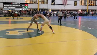 165White lbs Rr Rnd 2 - Alejandro Herrera-Rondon, Clarion vs Marco Albanese, Binghamton
