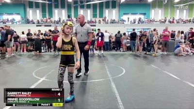 64 lbs Round 2 (6 Team) - Garrett Raley, Florida Scorpions vs Minmei Goodfellow, Charlotte Vikings