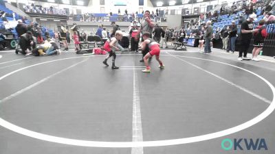 52-55 lbs Consolation - Bennett Grose, Ponca City Wildcat Wrestling vs Camden Holden, Ponca City Wildcat Wrestling