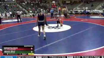 124 lbs Quarterfinal - Abigail Kelly, Springdale Har-Ber vs Samantha Rivas, Fort Smith Northside