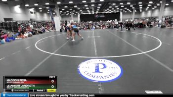 120 lbs Semifinal - Leiannah Landreth, Wichita Training Center vs Madison Pena, ReZults Wrestling