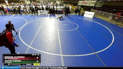 53 lbs 3rd Place Match - Ezequiel Gutierrez, Red Wave Wrestling vs Easton Cokinos, California