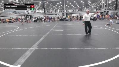 144 lbs Round 4 (6 Team) - Logan Zimmer, East Coast Time Out vs Ryan Muller, Savage WA Boogiemen