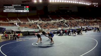 157-D2 Champ. Round 1 - Kaden Parker, Horizon High School vs Kai Taijeron, Buena High School