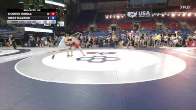 138 lbs Champ. Rd Of 64 - Braxton Trimble, UT vs Lucas Slaastad, IL