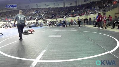 110 lbs Round Of 32 - Braxton Garcia, Checotah Matcats vs Gage Bledsoe, Woodland Wrestling Club