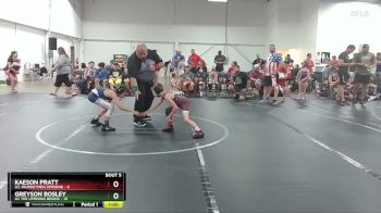 52 lbs Round 3 (4 Team) - Greyson Bosley, U2 The Uprising Begins vs Kaeson Pratt, U2 Journeymen Uprising