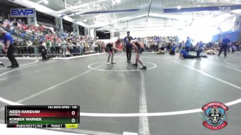 135 lbs 3rd Place Match - Aiden Hanshaw, Beatrice vs Korben Warner, Dexter