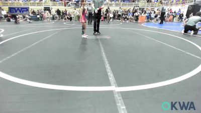 52 lbs Rr Rnd 2 - Paris Wellman, Viking Wrestling Club vs Tinley Jones, Kingfisher