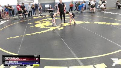 82 lbs Round 2 - Jax Roderick, Pioneer Grappling Academy vs Carter Galvin, Juneau Youth Wrestling Club Inc.