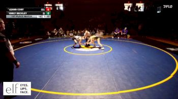 145 lbs. 1st Place Match - Emily Beckley, Broken Arrow vs Leann Cory, Collinsville