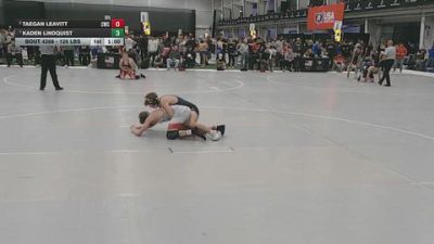 126 lbs Quarters - Kaden Lindquist vs Taegan Leavitt, Champions Wrestling Club