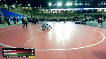 144 lbs Cons. Round 4 - Mason Basile, Jesuit vs Kaden Dressel, Lakeway Christian Academy