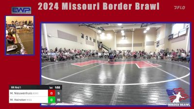 5-95 lbs Rr Rnd 1 - Madison Nieuwenhuis, Border vs Mya Hairston, Missouri