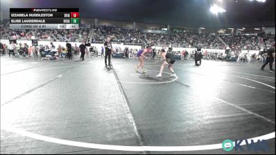 105 lbs Consi Of 8 #1 - Izzabela Huddleston, Skiatook Youth Wrestling vs Elise Lauderdale, Beggs Youth Wrestling Program