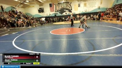 175 lbs Cons. Round 2 - Isaac Popich, Lynnwood vs Blaze Turner, Lake Stevens