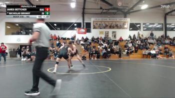 165 lbs Quarterfinal - Nicholas Brunst, Baldwin Wallace vs James Bettcher, Manchester