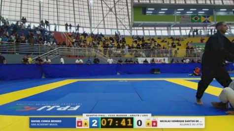 NICOLAS HENRIQUE SANTOS DE MONTE vs RAFAEL CUNHA MENDES 2026 FPJJ Circuito Paulista GI Etapa 3