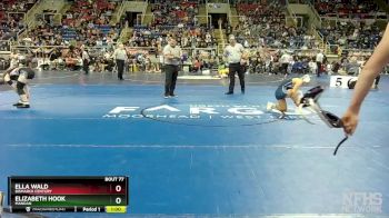 118 lbs Cons. Round 3 - Ella Wald, Bismarck Century vs Elizabeth Hook, Mandan