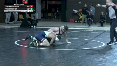 141 lbs Quarterfinal - Dylan Chappell, Bucknell vs Rich Treanor, Army West Point