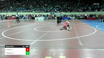 118 lbs Round Of 64 - Hagen Sims, Davis vs Tryton Moreno, Hennessey Eagles Jr High