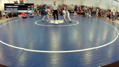 79-81 lbs Semifinal - Lynden Harris, Appomattox vs Paitynn Lohr, Williamsburg Wrestling Club