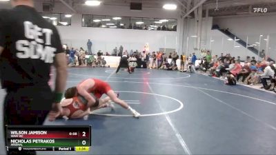 130 lbs Cons. Round 2 - Nicholas Petrakos, Arsenal vs Wilson Jamison, Wave WC