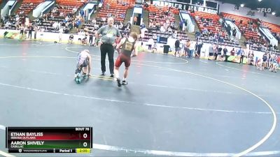 105 lbs Champ. Round 1 - Aaron Shively, Cadillac vs Ethan Bayliss, Indiana Outlaws