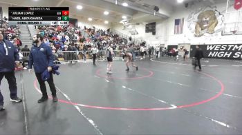 113 lbs Cons. Round 3 - Hadl Aboughaida, Costa Mesa vs Julian Lopez, Arroyo