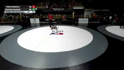 63 lbs Cons. Sub-quarters - Cristian Navarro, Spring Hills Wrestling vs Owen Mendoza, Pacific Edge Wrestling