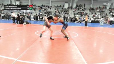 126 lbs Consi Of 32 #1 - Evan Margolis, NY vs Cedric Montgomery, GA