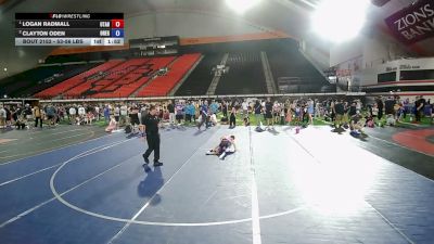 53-56 lbs Champ. Round 5 - Logan Radmall, Utah vs Clayton Oden, Oregon