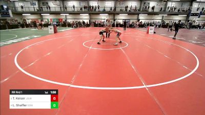 125 lbs Rr Rnd 1 - Troy Keiser, Journeymen vs Landyn Shaffer, Gorilla Grapplers