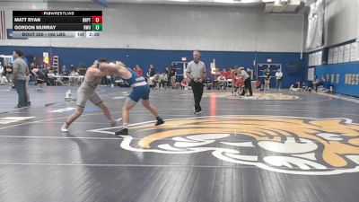 165 lbs Consi Of 4 - Matt Ryan, Bridgeport vs Gordon Murray, Roger Williams