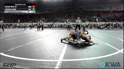 140 lbs Quarterfinal - Elijah Rice Jr, Cowboy Wrestling Club vs Adrian Cobb, Raw Wrestling Club