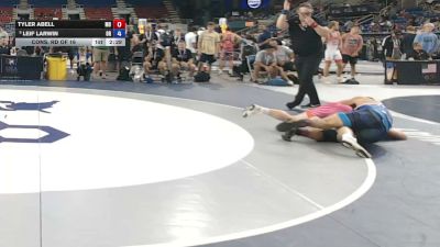 175 lbs Cons. Rd Of 16 - Tyler Abell, Missouri vs Leif Larwin, Oregon