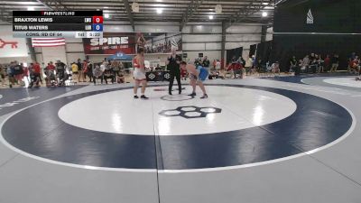 125 kg Cons. Rd Of 64 - Braxton Lewis, Lexington Wrestling Club vs Titus Waters, Little Giants RTC
