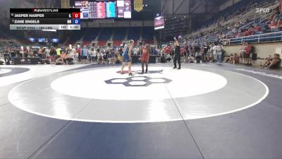 165 lbs Champ. Rd Of 32 - Jasper Harper, IL vs Zane Engels, MN