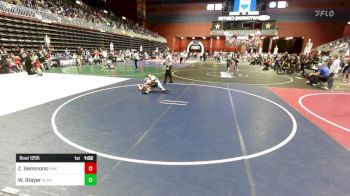 86 lbs Rr Rnd 1 - Zach Semmons, Pinedale Pummlers vs William Stayer, Gladiator Wr Ac