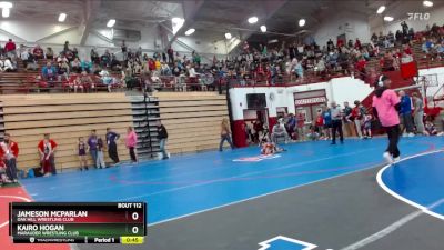 45 lbs Round 4 - Jameson McParlan, Oak Hill Wrestling Club vs Kairo Hogan, Marauder Wrestling Club